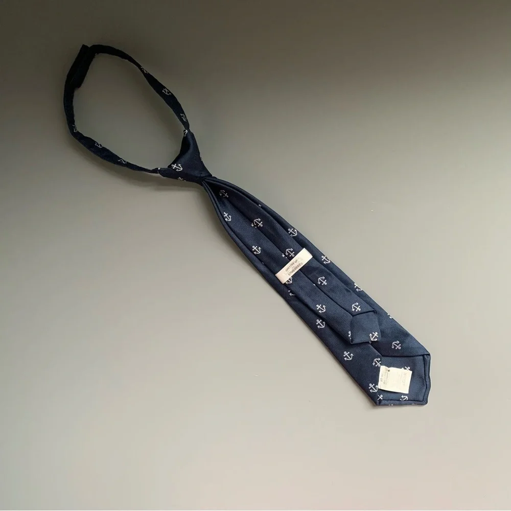 Gymboree Dressed Up Kids Toddler Anchor Nautical Preppy Wedding Tie Blue 2T-5T